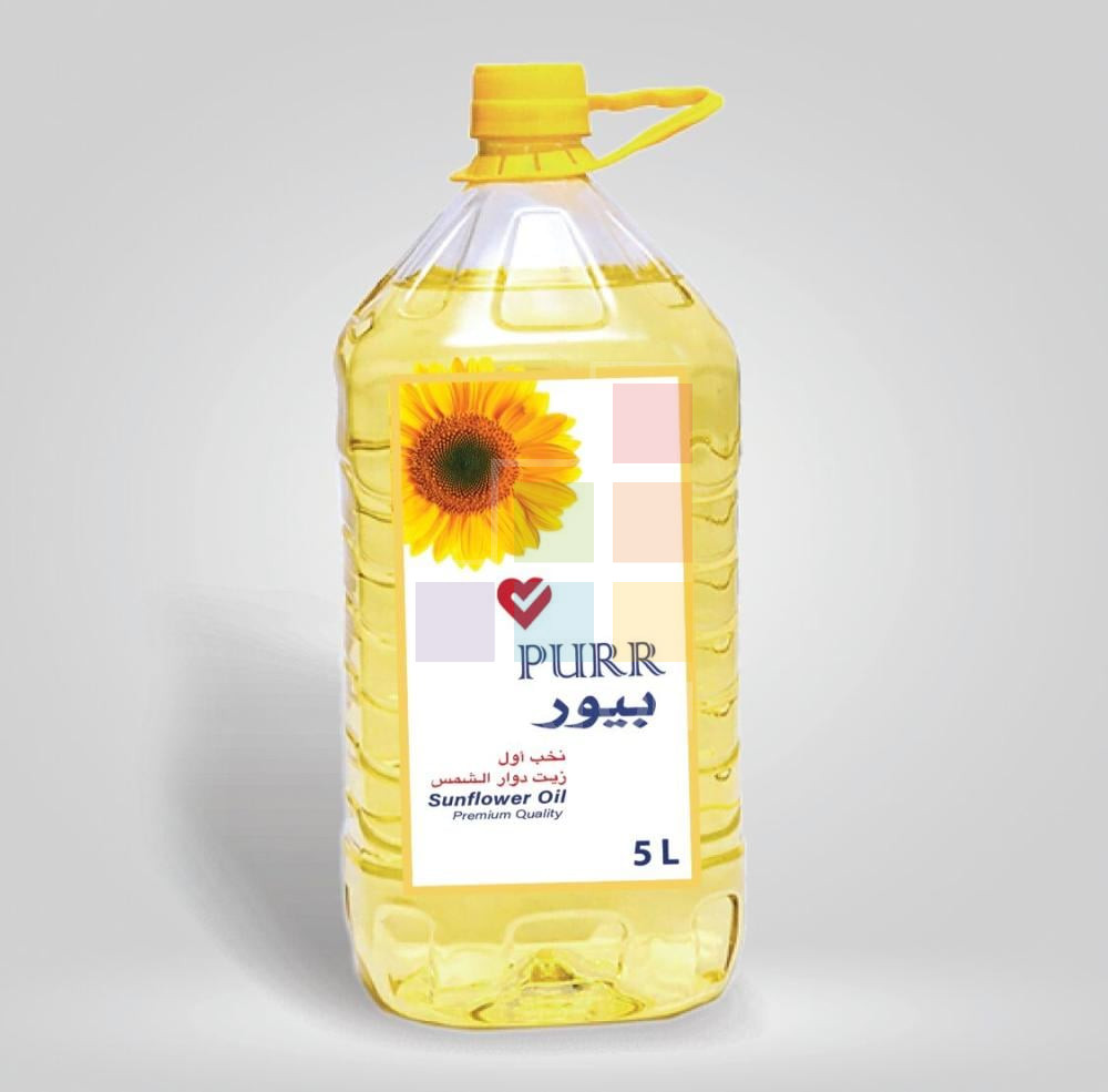 زيت دوار الشمس النقي 4 × 5 لتر